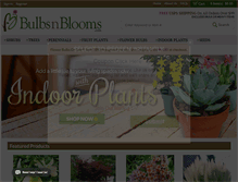 Tablet Screenshot of bulbsnblooms.com